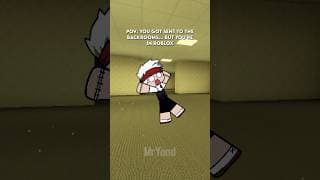 POV: You Got Sent to the Roblox Backrooms😨 #edit #shorts #animation #funny #99nightintheforest