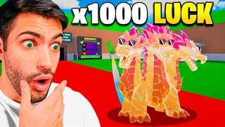 How Many ETERNALS Can I Get with x1000 LUCK? (Steal the Brainrot 2)