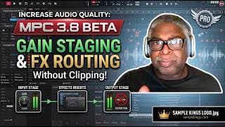 THE AKAI MPC 3 8 BETA UPDATE MIXING THE BEAT GAIN STAGING