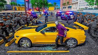Angry NPC Cops Help Me Steal Supercars In GTA 5 RP