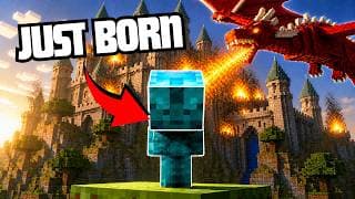 Being Born Into Minecraft's Most REALISTIC Fantasy Civilization | Day 3 [🔴LIVE]