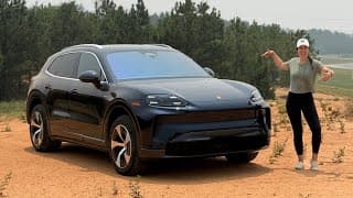 The New Porsche Cayenne EV Is Here At Our Track! Initial Impressions / Checking It Out