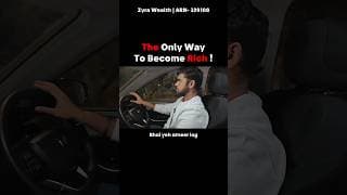 The Only Way to Become Rich.. #rich #crorepati #investment #mutualfund #financialeducation #savings
