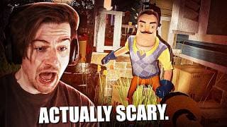So I played the original Hello Neighbor prototype that was NEVER released..