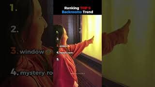 Ranking TOP 5 Backrooms Moments 😱🔦👁️
