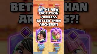 Can Evolution Princess Beat Evolutin Archers? 🏹 #clashroyale #gaming