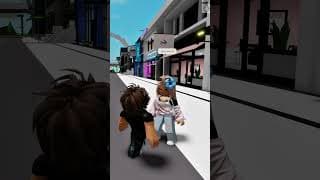She left with my gifts 😭 #roblox #brookhaven