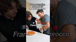 How different countries eat spaghetti WORLD CUP EDITION