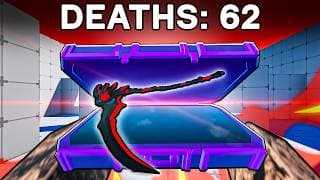 I Gifted a SKINCASE for Every Time I DIED in Roblox Rivals!