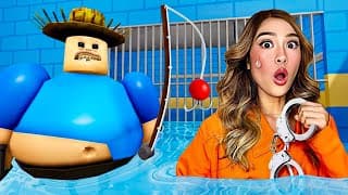 ESCAPING FISHERMAN BARRY'S PRISON RUN IN ROBLOX (OBBY)