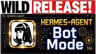 NEW Hermes AI Agent Bot Mode is WILD!  🤯