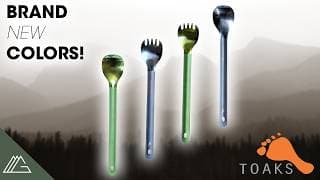🌈NEW Colors of Titanium Sporks and Spoons by TOAKS