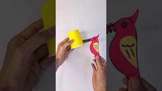 Paper cup and bird