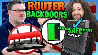 "There's a Secret Backdoor in Netgear" Routers, ft. Wendell of Level1 Techs