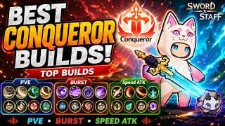 BEST Conqueror Builds in Sword x Staff