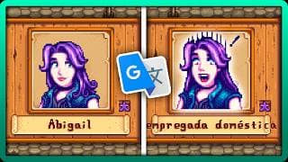 Joguei Stardew Valley no Google Tradutor e ficou ASSIM…