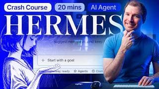 Hermes Agent - Crash Course for Beginners (AI Agent)