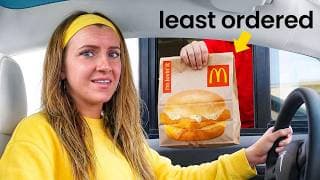 I Tried Every Drive Thru's Least Ordered Item :)