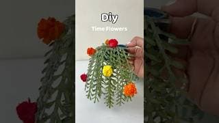 DIY Time Flowers #shorts #viralshort #viralvideo #flowers #handmade #crafts #homedecor #aesthetic