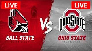 Ohio State vs. Ball State LIVE | NCAAF 2026 | College Football Live Week 1 3