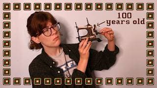 Trying to sew with a 100 year old antique