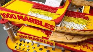 We built the LOUDEST Marble Machine with 2000 Marbles!