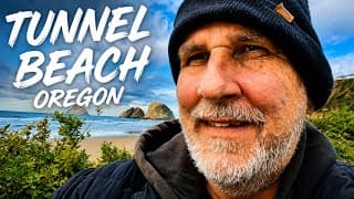 Homeless Adventures at Tunnel Beach, Oregon