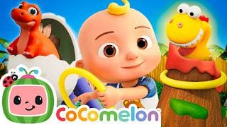 If You're Happy Dino Stomp & Counting Dinosaurs Song! | Dinosaur Day 🦕 | CoComelon Nursery Rhymes