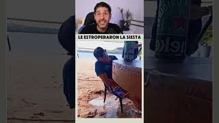 Le estropearón la siesta  #humor #curiosidades #shorts