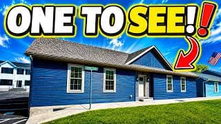 This modular home redefines"AFFORDABLE" LUXURY LIVING! BEAUTIFUL prefab house!