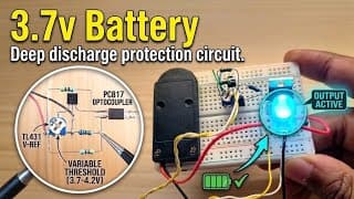 How Deep Discharge Protection Circuit Work ?