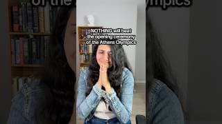 The opening ceremony of the Athens Olympics displaying Greek history #history #art