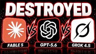 Fable 5 vs Grok 4.5 vs GPT 5.6: Who Wins?