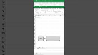 mira este esta pequeña función que tiene Excel usando solo las teclas  #excel #yerrihz #exceltips