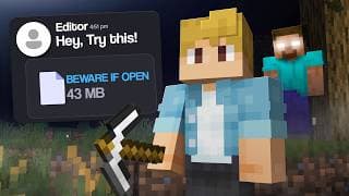 My Editor Made Me A Minecraft HORROR Modpack To Beat...