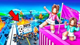 We Survived A BOYS Only Neighborhood..(Brookhaven RP)