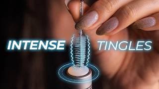 ASMR Crisp Eardrum Scratching for Intense Tingles (No Talking)