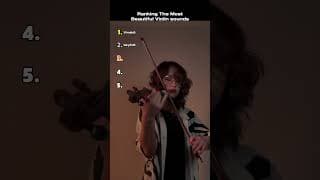Ranking The MostBeautiful Violin sounds 🎻✨#shorts #shortsfeeds
