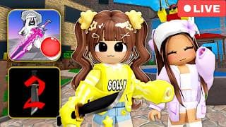 🔴 LIVE - COME PLAY ROBLOX WITH ME [Murder Mystery 2] [Blade Ball]