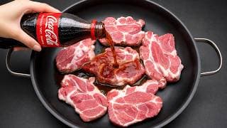 I Pour Coca-Cola on Meat for Every Party! It's So Tender and Juicy It Melts in Your Mouth