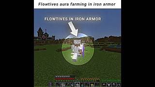Flowtives aura farming in iron armor 🗿