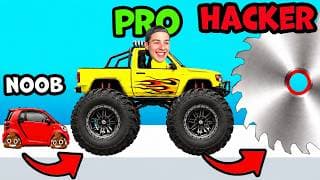 NOOB vs PRO vs HACKER in WHEEL SCALE