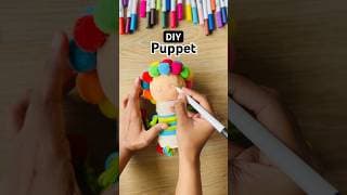 DIY Puppet 😱 #crafteraditi #handmade #diy #craft #diypuppet #shorts #easycraft @CrafterAditi