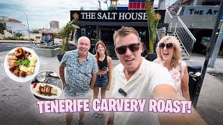 TENERIFE’S BEST SUNDAY ROAST? 🇬🇧 Mum & Dad Try The Salt House Carvery! 😍