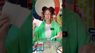 Exploring watercolor's unique properties! Take time to explore!