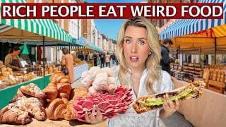 I Try London's RICHEST Food Market...