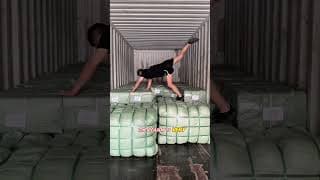 Why Chinese Workers Pack Shipping Containers So Tight Nothing Can Move 😱.