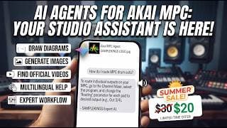 THE AKAI MPC AI AGENT Is HELP IS HERE for ANYONE IN ANY LANGUAGE!