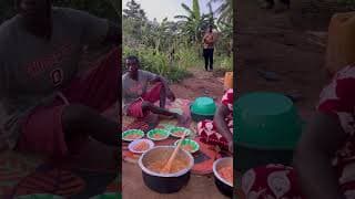 This African Village Dinner Will Warm Your Heart! ❤️🍲🥹 #shorts #shortsfeed #fypシ #viralvideo