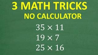 Stop Multiplying the Hard Way! (3 Easy Tricks)